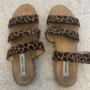 Steve Madden Animal Print Sandals